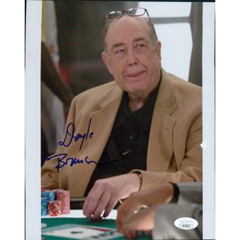 Doyle Brunson WSOP Poker Player Signed 8x10 Glossy Photo JSA Authenticated DMG