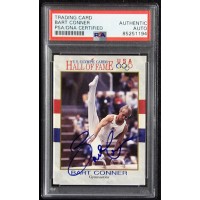 Bart Conner Signed 1991 Impel US Olympic Hall Of Fame Card #82 PSA Authenticated