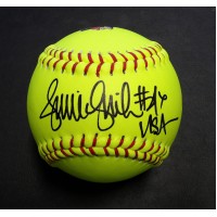 Jennie Finch Team USA Signed Yellow Softball JSA Authenticated