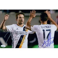 Los Angeles Galaxy Sebastian Lletget Mike Magee Signed 8x12 Matte Photo JSA Auth