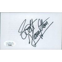 Scott Hamilton Olympic Figure Skater Signed 3x5 Index Card JSA Authenticated