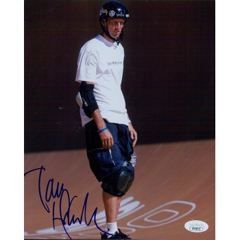 Tony Hawk Skateboarder Signed 8x10 Glossy Photo JSA Authenticated