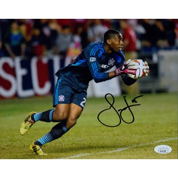 Sean Johnson Chicago Fire Signed 8x10 Glossy Photo JSA Authenticated