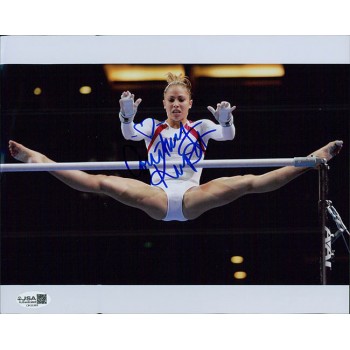 Courtney Kupets Olympic Gymnast Signed 8x10 Glossy Photo JSA Authenticated