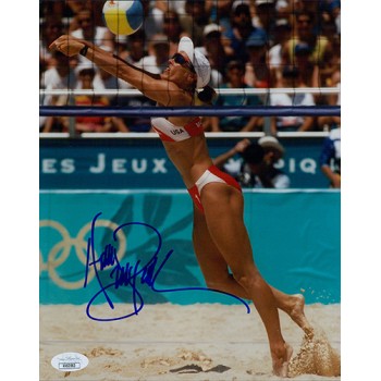 Holly McPeak Volleyball Player Signed 8x10 Glossy Photo JSA Authenticated