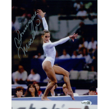 Dominique Moceanu Olympic Gymnast Signed 8x10 Matte Photo JSA Authenticated Dominique Moceanu Olympic Gymnast Signed 8x10 Matte Photo JSA Authenticated