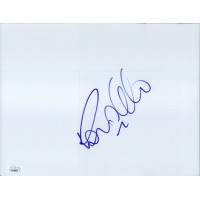 Ronaldo Nazario Signed 8.5x11 Cardstock Blank Photo JSA Authenticated