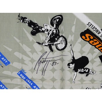 Ryan Nyquist BMX Rider Signed Bandana JSA Authenticated