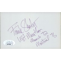 Frank Shorter Olympic Long-Distance Runner Signed 3x5 Index Card JSA Authentic