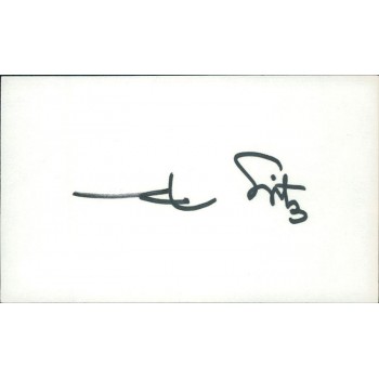 Mark Spitz Olympic Swimmer Signed3x5 Index Card JSA Authenticated
