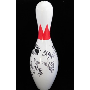 Sports HOFers & Stars Signed Bowling Pin Drexler Dorsett Moon JSA Authenticated