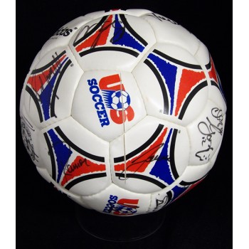 United State World Cup Team Signed Soccer Ball By 25 UDA Authenticated Cut