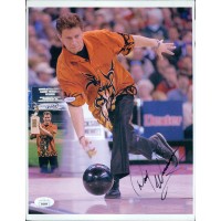 Danny Wiseman PBA Bowler Signed 8.5x11 Cardstock Photo JSA Authenticated