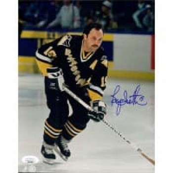 Bryan Trottier Pittsburgh Penguins Signed 8x10 Glossy Photo JSA Authenticated