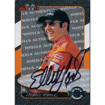 Elliott Sadler NASCAR Racer Signed 2000 Wheels High Gear Autographs Card #24