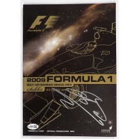 Jenson Button Signed 2009 Formula 1 Gulf Air Bahrain Program JSA Authenticated