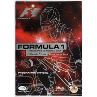 Jenson Button Signed 2009 Formula 1 Monte Carlo Program JSA Authenticated