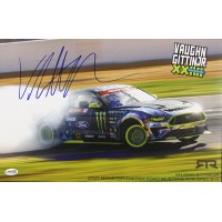 Vaughn Gittin Jr. Drifter Race Driver Signed 11x17 Poster JSA Authenticated