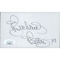 Richard Petty NASCAR Driver Signed 3x5 Index Card JSA Authenticated