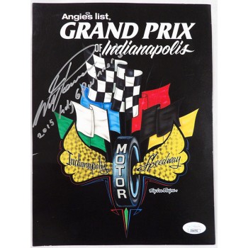 Will Power Indy Car Racer Signed Grand Prix of Indianapolis Program Page JSA Aut