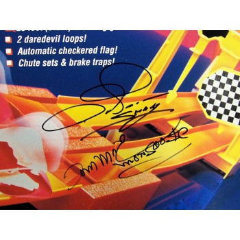 Don Prudhomme Tom McEwen Signed Snake and Mongoose Hot Wheels Set JSA Authentic