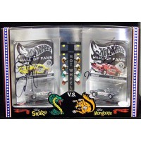 Don Prudhomme Tom McEwen Signed Snake and Mongoose Hot Wheels Set JSA Authentic