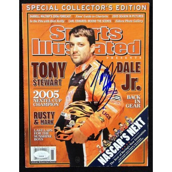 Tony Stewart Signed Sports Illustrated December 2005 Magazine JSA Authenticated