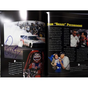 The Fast Lane NHRA Signed Book By 14 JSA Authenticated John Force Don Prudhomme