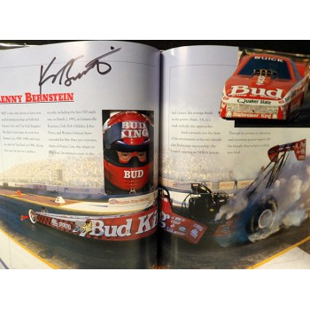 The Fast Lane NHRA Signed Book By 14 JSA Authenticated John Force Don Prudhomme