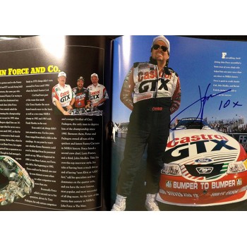 The Fast Lane NHRA Signed Book By 14 JSA Authenticated John Force Don Prudhomme