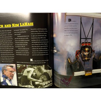 The Fast Lane NHRA Signed Book By 14 JSA Authenticated John Force Don Prudhomme