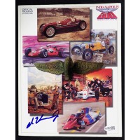 Al Unser Jr. Indy Car Racer Signed Indy 500 1992 Program JSA Authenticated