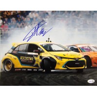 Fredric Aasbo Drifter Stunt Driver Signed 11x14 Glossy Photo JSA Authenticated