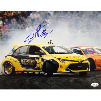 Fredric Aasbo Drifter Stunt Driver Signed 11x14 Glossy Photo JSA Authenticated