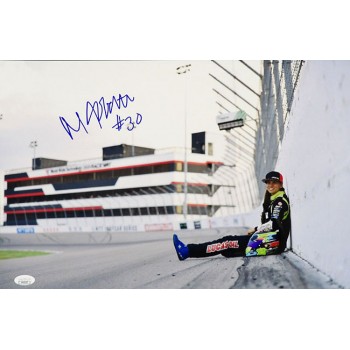 Michele Abbate Road Racer Signed 12x18 Glossy Photo JSA Authenticated