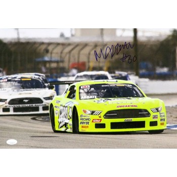 Michele Abbate Road Racer Signed 12x18 Glossy Photo JSA Authenticated