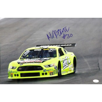 Michele Abbate Road Racer Signed 12x18 Glossy Photo JSA Authenticated