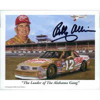 Bobby Allison Signed 4x5 Promo Racing Card Photo JSA Authenticated
