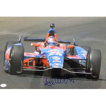 Marco Andretti Indy Car Racer Signed 12x18 Glossy Photo JSA Authenticated