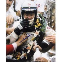 Mario Andretti Indy Car Racer Signed 11x14 Glossy Photo JSA Authenticated