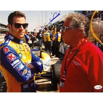 Mario Andretti Indy Car Racer Signed 11x14 Glossy Photo JSA Authenticated