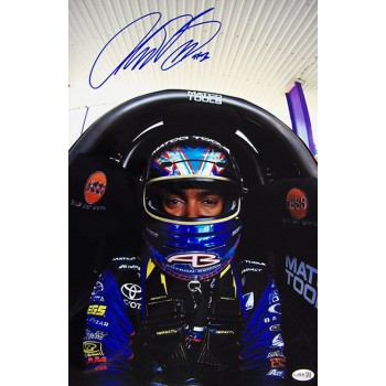 Antron Brown NHRA Drag Racer Signed 12x18 Glossy Photo JSA Authenticated