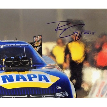 Ron Capps NHRA Funny Car Driver Signed 12x18 Glossy Photo JSA Authenticated