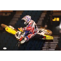 Ricky Carmichael Motor Cross Racer Signed 12x18 Glossy Photo JSA Authenticated