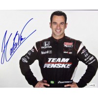 Helio Castroneves Indy Car Racer Signed 11x14 Glossy Photo JSA Authenticated