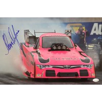 Alexis DeJoria NHRA Funny Car Driver Signed 12x18 Glossy Photo JSA Authenticated