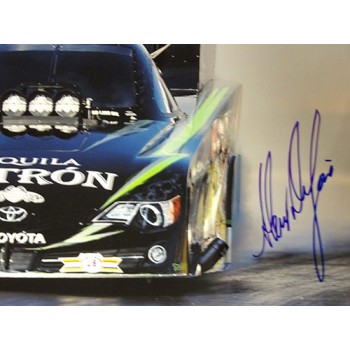 Alexis DeJoria NHRA Funny Car Driver Signed 12x18 Glossy Photo JSA Authenticated