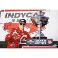 Scott Dixon Indy Car Racer Signed 12x18 Glossy Photo JSA Authenticated