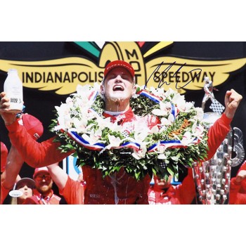 Marcus Ericsson Indy Car Racer Signed 12x18 Glossy Photo JSA Authenticated
