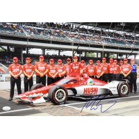 Marcus Ericsson Indy Car Racer Signed 12x18 Glossy Photo JSA Authenticated